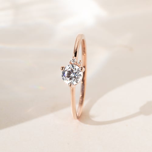Cluster Ring mit Lab Grown Diamanten Marine