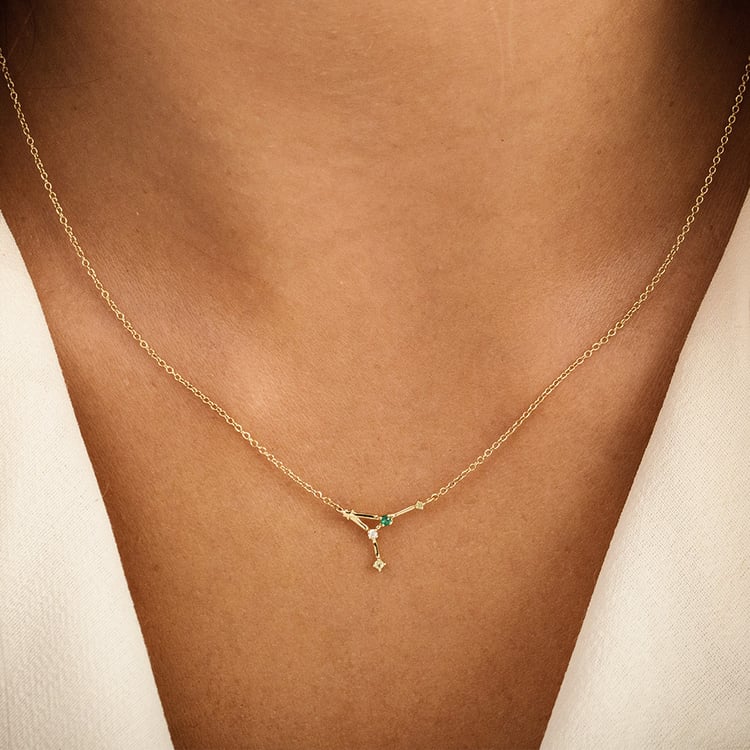 Halskette mit Tierkreiszeichen Cancer 162693