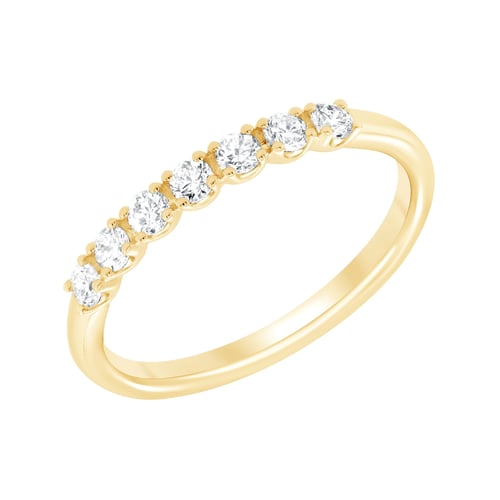 Goldener Memoryring mit Diamanten Rexanne