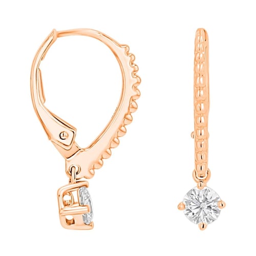 Silberne Ohrringe mit 0.25ct Lab Grown Diamanten Fana