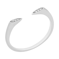 Atypischer Ring mit sechs Diamanten Aislinn