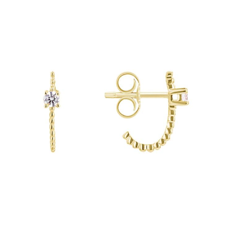 Ohrringe mit Kugeln und einem Lab Grown Diamanten Muvial 112979