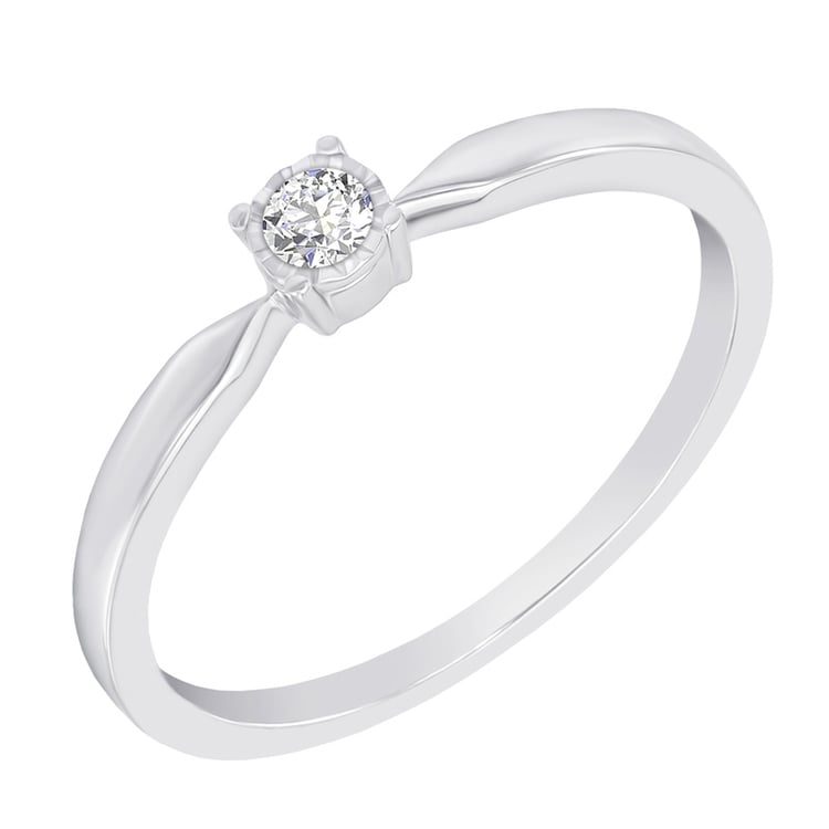 Eleganter Silberring mit Lab Grown Diamanten Ximena