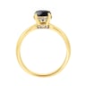 Verlobungsring mit schwarzem und weißen Diamanten Xela
