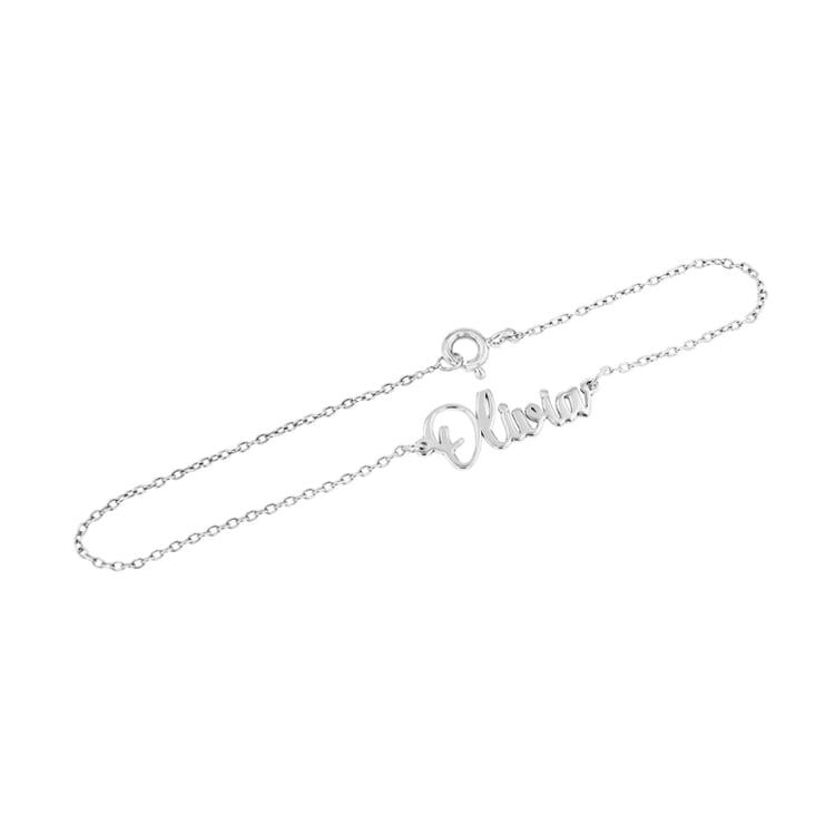 Goldenes Armband mit Namen Elissa