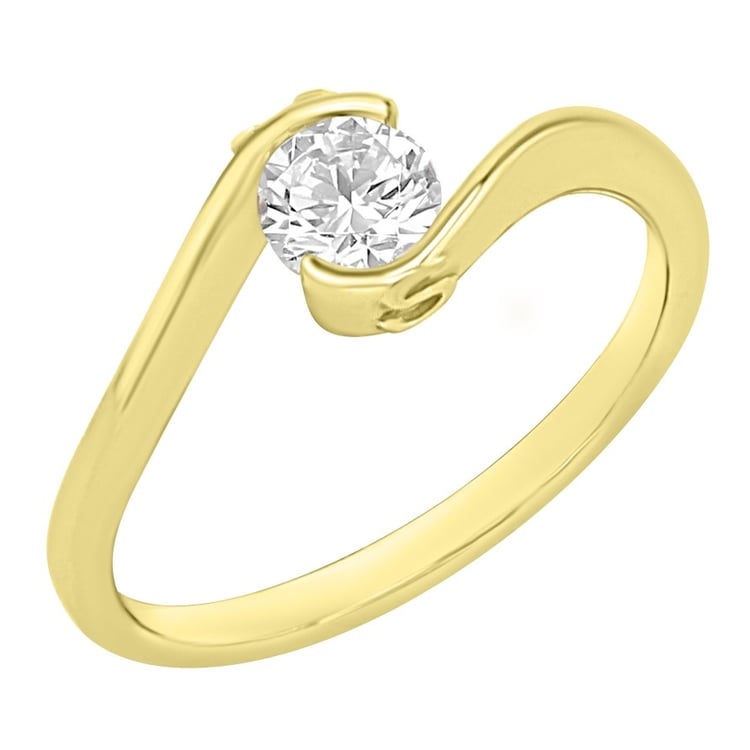 Verlobungsring mit Buchstabenund Lab Grown Diamanten Saffar 167487