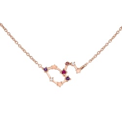 Halskette mit Tierkreiszeichen Leo