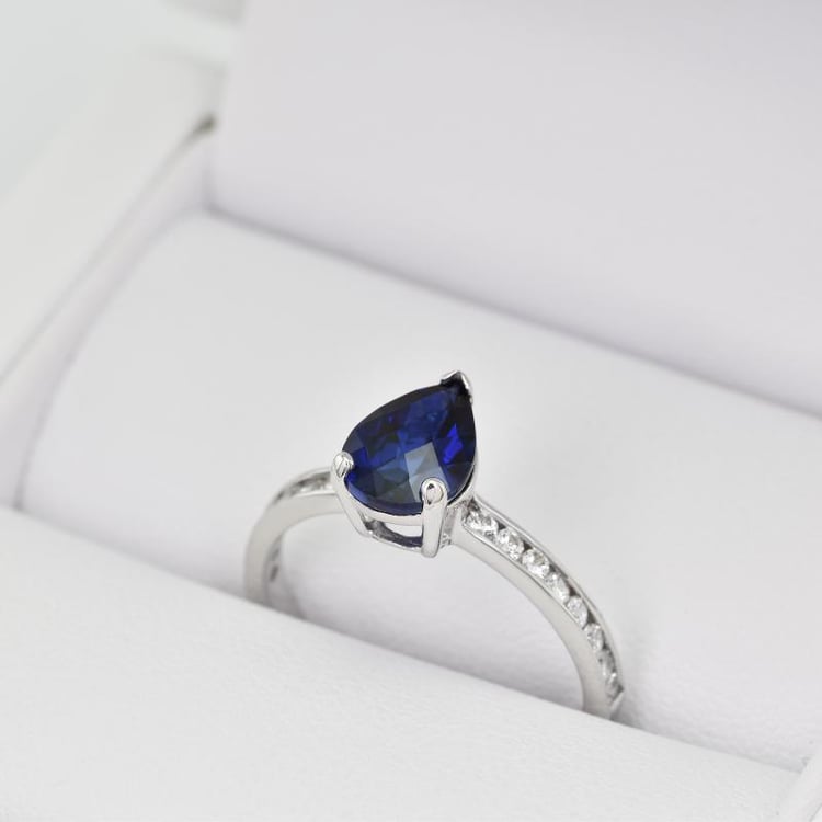Blauer Saphir Ring 22164