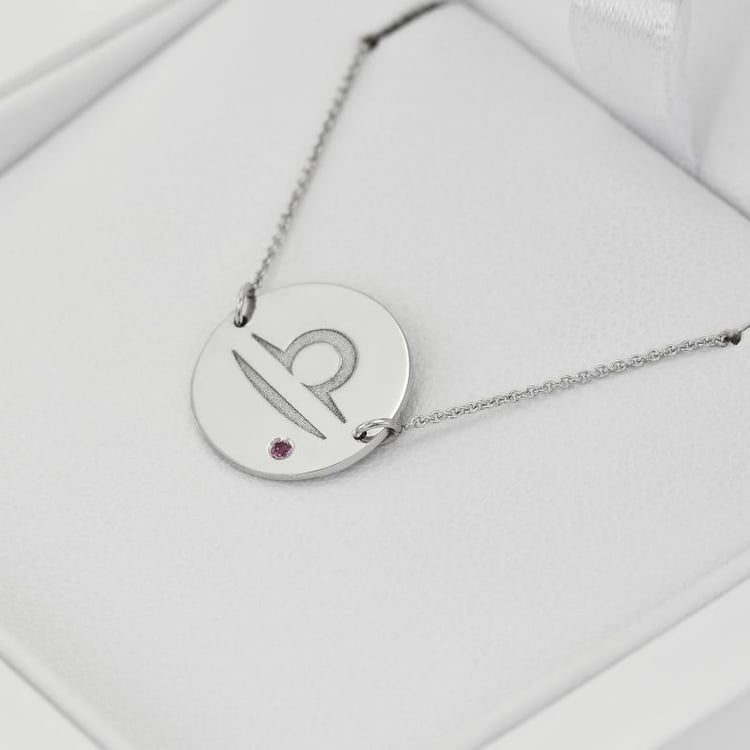 Turmalin Armband mit Waage Sternzeichen in Eppi-Geschenkbox 34916