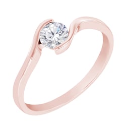 Verlobungsring mit Diamant Saffar