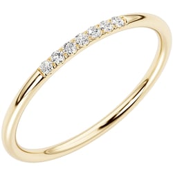 Ring mit einer Reihe Diamanten Persis