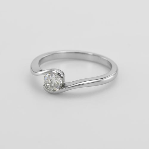 Verlobungsring mit Diamant Saffar