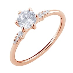 Verlobungsring mit Diamanten Kristia
