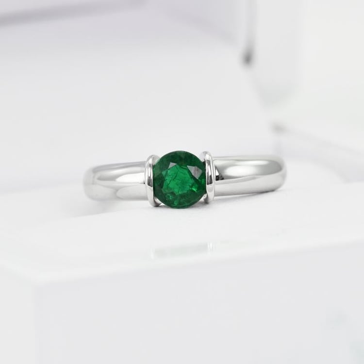 Smaragd Verlobungsring 13333