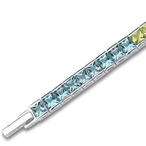 Silberarmband voll von Edelsteinen Andela 17937