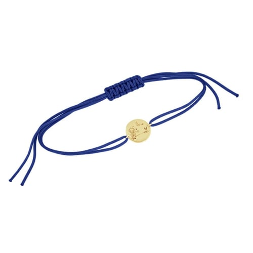 Silbernes Schnurarmband Der Kleine Prinz mit Fuchs