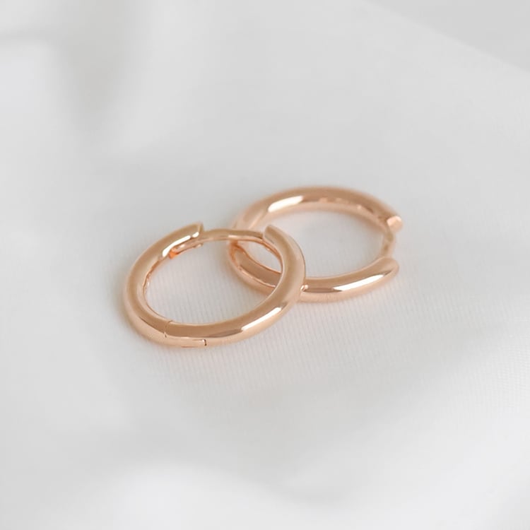 Silberne Creolen 92691