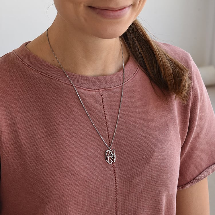 Halskette aus Silber 70907