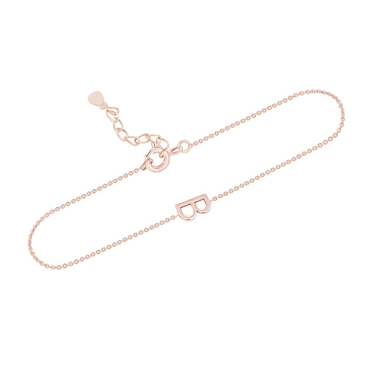 Silbernes Armband mit Buchstaben Ihrer Auswahl Annika 114773