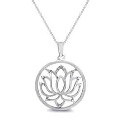 Lotus mit Diamanten Yule