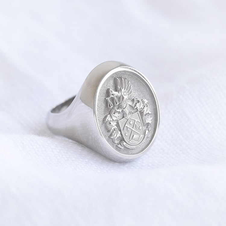 Herrenring mit handgefertigter Gravur Wesko 93388