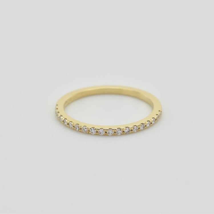 Eternity-Ring aus Gold mit 1.25 mm Lab Grown Diamanten Adva 75847