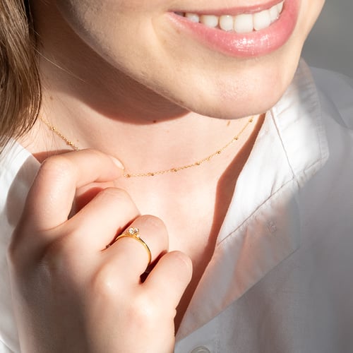 Verlobungsring mit Lab Grown Diamanten Hye