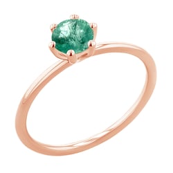 Verlobungsring mit Smaragd Birdie
