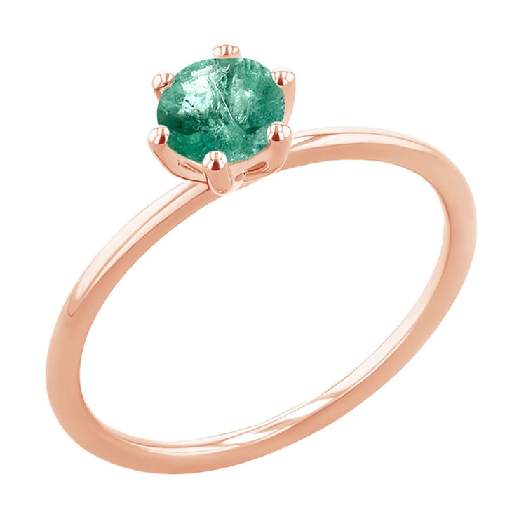Verlobungsring mit Smaragd Birdie 151117
