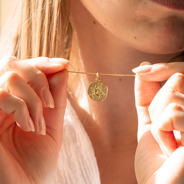 Silberanhänger mit Symbolen des Tierkreiszeichens 145589