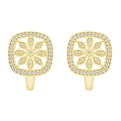 Ohrringe mit Diamantblumen Retta