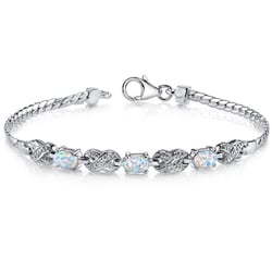 Silberarmband mit Opalen Clio