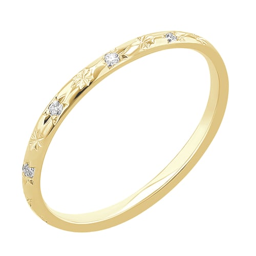 Eheringe voller Sterne und Diamanten Mirias
