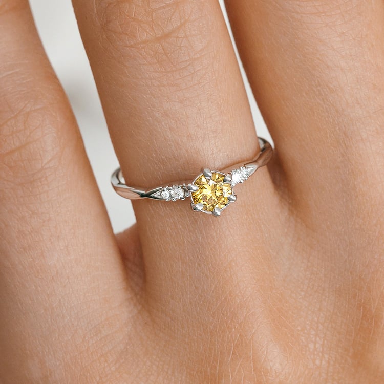 Verlobungsring aus Gold mit 0.36ct IGI-zertifiziertem Lab Grown Diamanten Mileva 158298