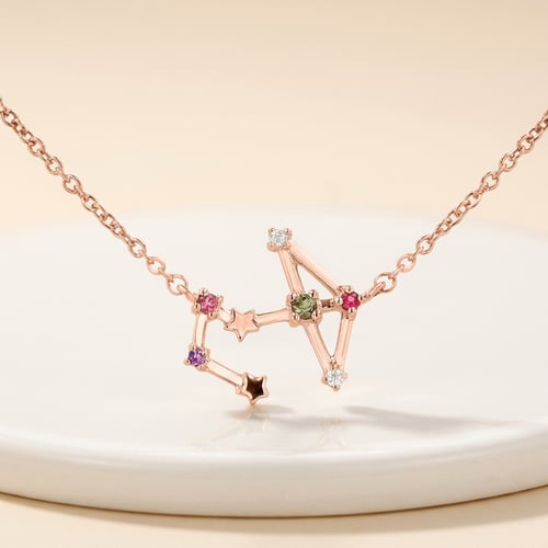 Halskette mit Tierkreiszeichen Sagittarius