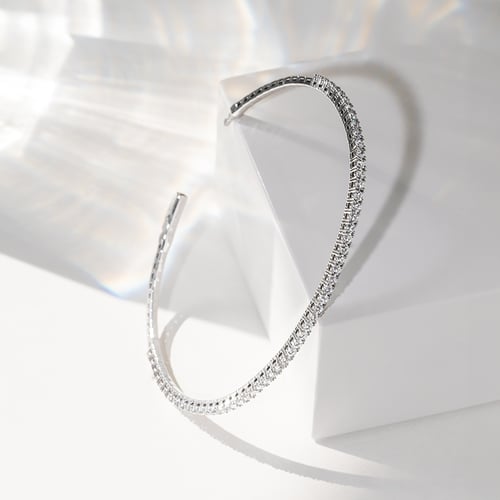 Goldenes Flexi Armband mit Diamanten Monroe