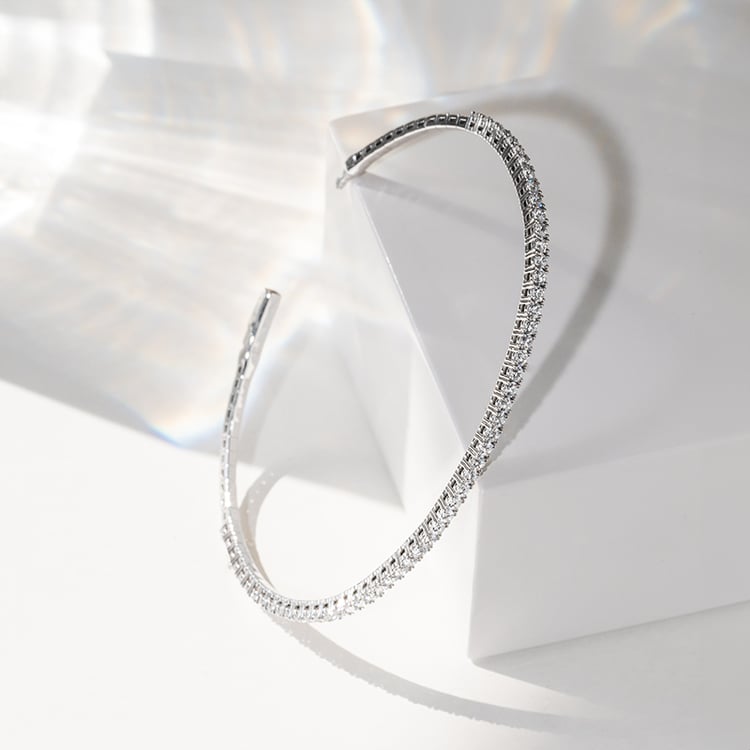 Goldenes Flexi Armband mit Diamanten Monroe 142105