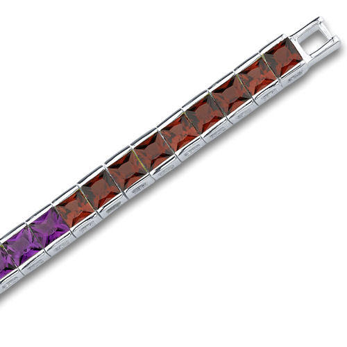 Silberarmband voll von Edelsteinen Andela 17938