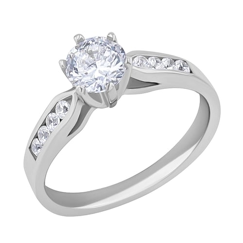 Verlobungsring mit Diamanten aus Gold Mita