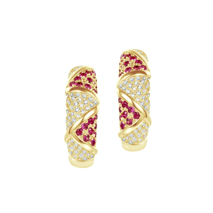 Goldene Creolen 82469