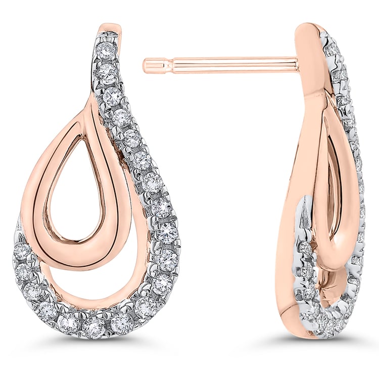 Goldene Ohrringe 50105