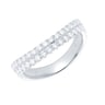 Halber Eternityring aus Silber mit Lab Grown Diamanten Vilgot