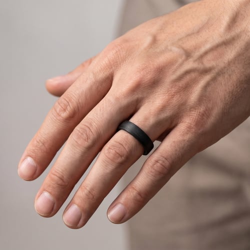 Leicht abgerundeter Carbonring Sammu