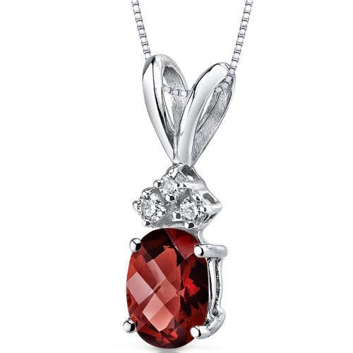 Goldanhänger mit Granat und Diamanten Tamatha