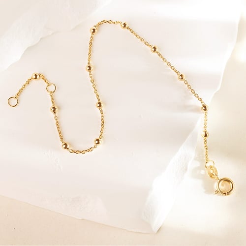 Silbernes Armband mit Kugeln 18 cm