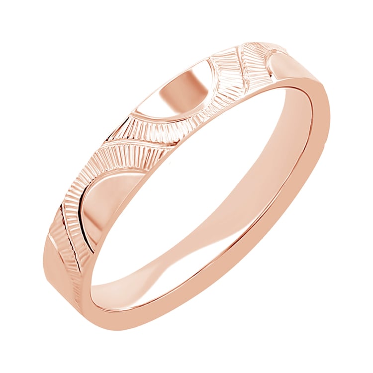 Eheringe mit der Gravur von Sonnenmotiven Villa 116427