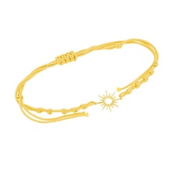 String-Armband mit Sonne Sun