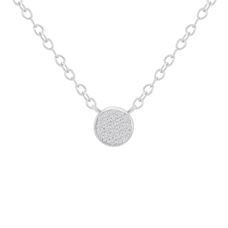 Minimalistische Kette mit Diamanten Everild
