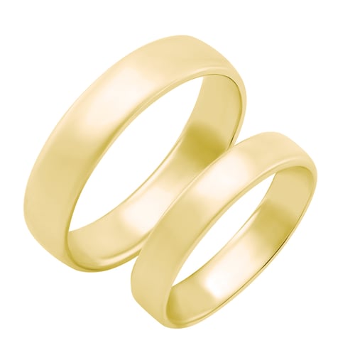 Schlichte Trauringe aus Gold Ygyn