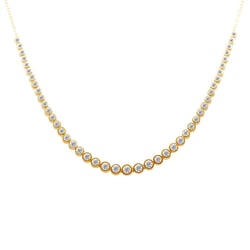 Luxuriöse Goldkette mit Lab Grown Diamanten Sofi